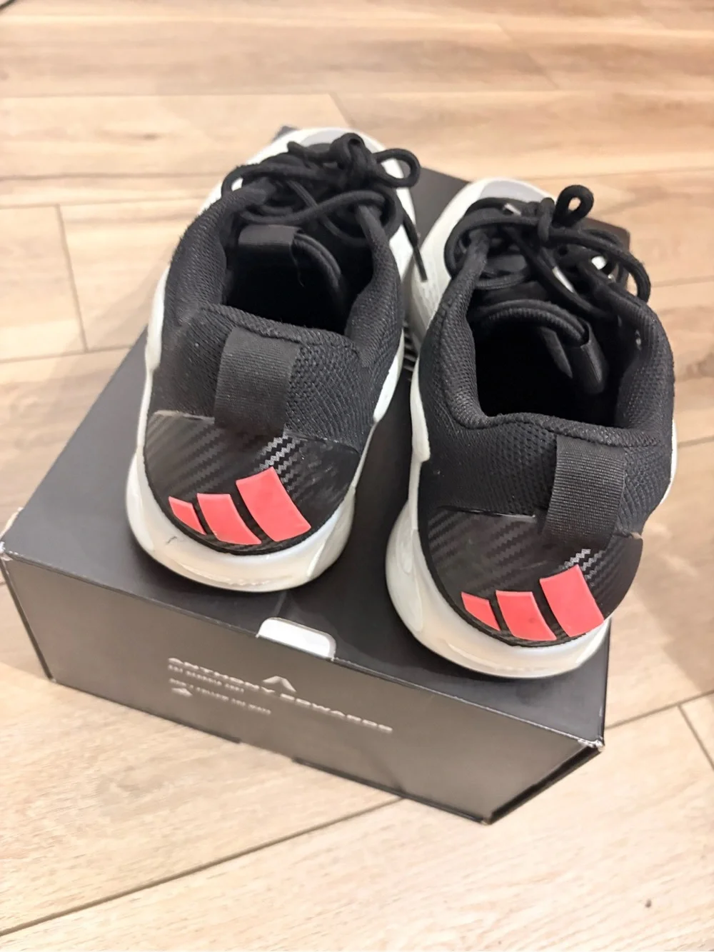 adidas Black and White Low-Top Sneakers